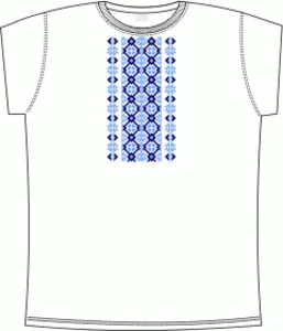 Вышиванка мужская Blue
